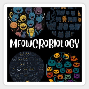 Meowcrobiology Sticker